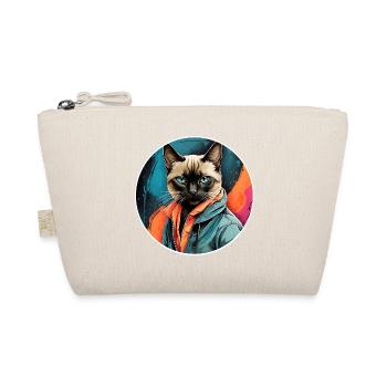 Siamese cat - Organic Pouch - nature - Front