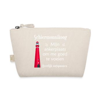 Schiermonnikoog Lighthouse Drawing Wellbeing - Organic Pouch - nature - Front