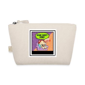 Home Sweet Home Cartoon Cancelled - Organic Pouch - nature - Front