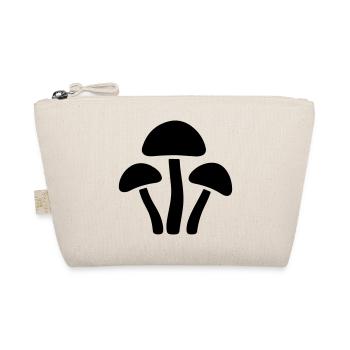Pilze Symbol - Bio-Täschchen - Natur - Vorne