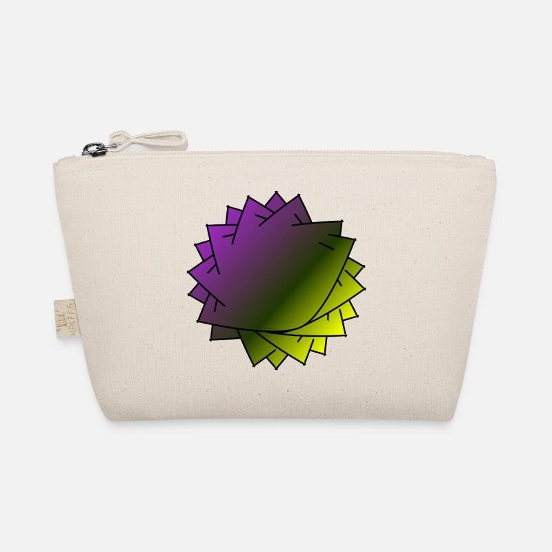 Gradient Leaf Spiral Organic Pouch
