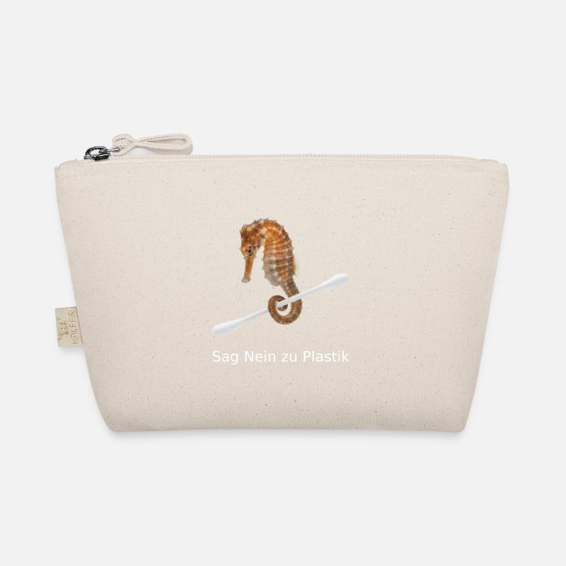 Seahorses against plastic Organic Pouch