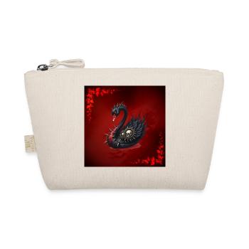 Black Swan with Thorns - Organic Pouch - nature - Front