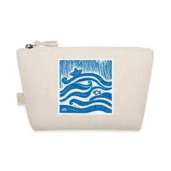 Navire Ahoy - Style linoléum - Trousse biologique - nature - Devant