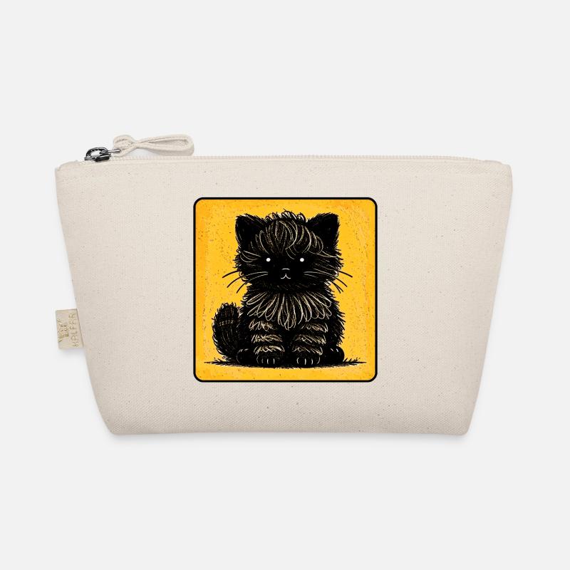 WuschelKatze (Gelb) Bio-Täschchen