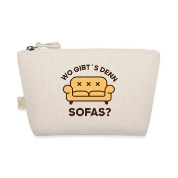 Where can you find sofas? Lounge Humor. Such a thing? - Organic Pouch - nature - Front