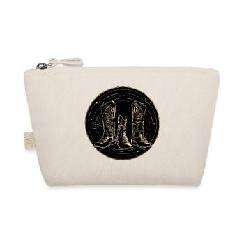 Golden boots in a circle - Organic Pouch - nature - Front