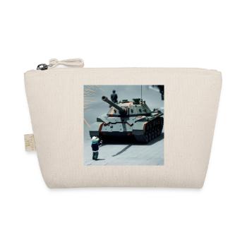Portland Resistance Frog - USA Tianmen Square - Organic Pouch - nature - Front