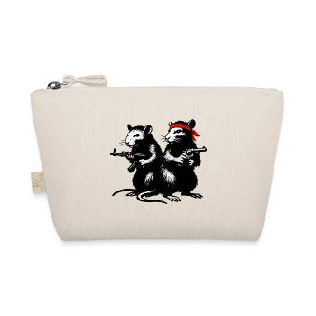 Rats with bandana and rifle - Organic Pouch - nature - Front