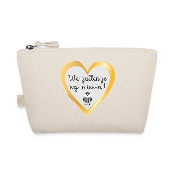We will miss you very much - Organic Pouch - nature - Front