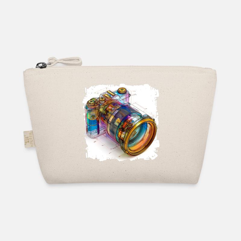 Digital camera as CAD design blueprint Organic Pouch