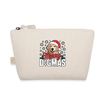 Joyeux Dogmes Chien avec Père Noël - Trousse biologique - nature - Devant