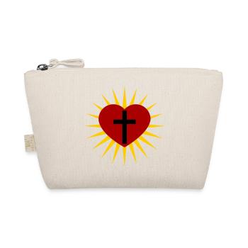 Kreuz - Bio-Täschchen - Natur - Vorne