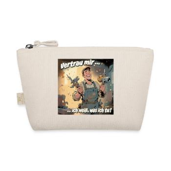 Trust me, I know what I'm doing! - Organic Pouch - nature - Front