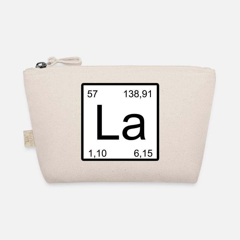 La Element Graphic Lanthanum Style Organic Pouch