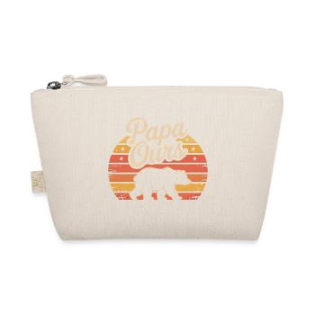 Papa Ours Retro Soleil - Bio-Täschchen - Natur - Vorne