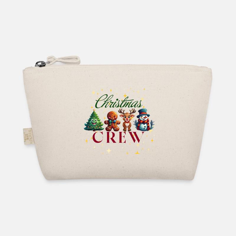 Weihnachts Crew Motive Bio-Täschchen