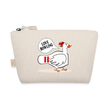 Love Bowling Goose - Organic Pouch - nature - Front