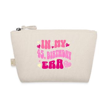 In my 45 birthday era - Organic Pouch - nature - Front