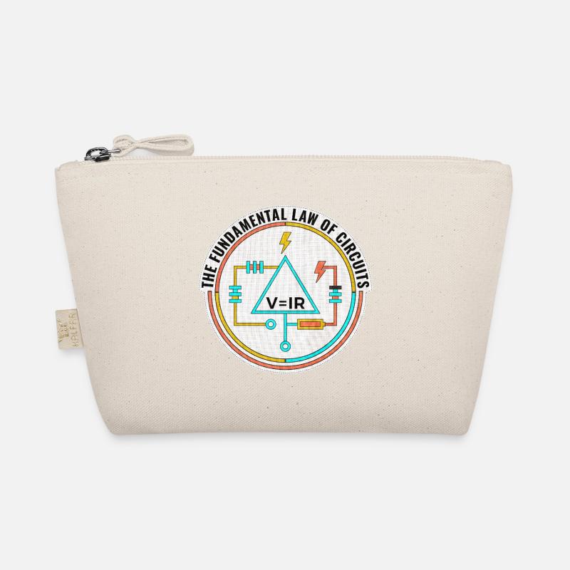 Gift for Electrical Engineer, Funny Circuits Shirt Organic Pouch