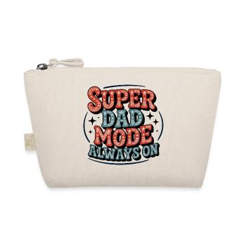 Super Dad Mode Always Active - Organic Pouch - nature - Front