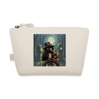 Corbeau Steampunk de nuit - Trousse biologique - nature - Devant