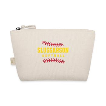 Sluggarson Softball Yellow - Organic Pouch - nature - Front