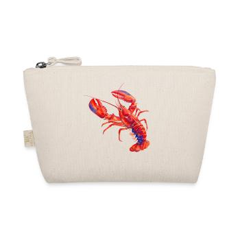 Red Lobster, Vivid Watercolor Illustration - Organic Pouch - nature - Front