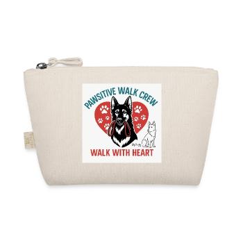 Pawsitive Walk Crew Herzpfoten - Bio-Täschchen - Natur - Vorne