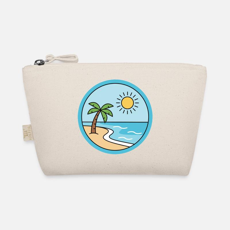 Île ensoleillée sur la plage de sable Trousse biologique