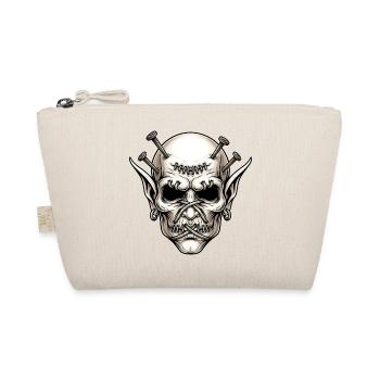 Creepy Demon Halloween Monster Horror Creature - Organic Pouch - nature - Front
