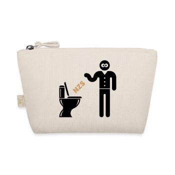 NZS Into the Toilet, Into the Toilet! Opposite Right POS 2C - Organic Pouch - nature - Front
