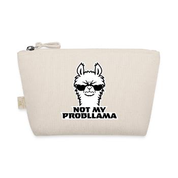 Lama Cool Sonnenbrille Not My Problama Wütend Böse - Bio-Täschchen - Natur - Vorne