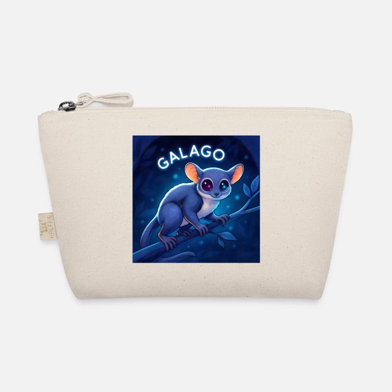 Galago Night Eyes Soft Toy Charm Organic Pouch