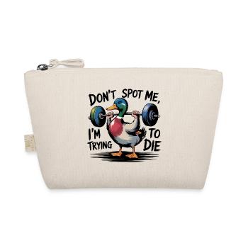 Ne me repère pas, j’essaie de mourir - Funny Gym Duck - Trousse biologique - nature - Devant