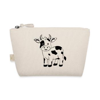 Cow T-shirt Gift Farmers - Organic Pouch - nature - Front