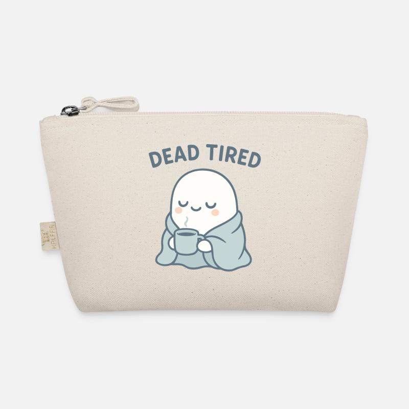 Dead Tired Ghost Cozy Mug Organic Pouch