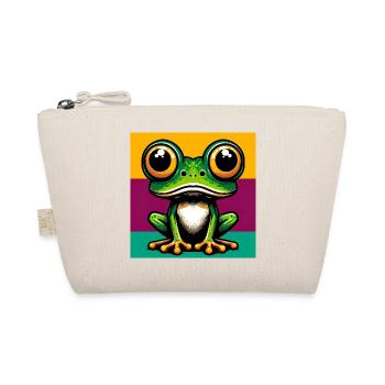 Frosch - Bio-Täschchen - Natur - Vorne