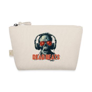 Dead Beats Only – Cool Zombie Music Design - Organic Pouch - nature - Front