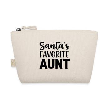 Santa's Favorite Aunt - Bio-Täschchen - Natur - Vorne