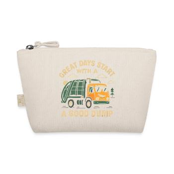 Great days start with a good garbage truck - Organic Pouch - nature - Front