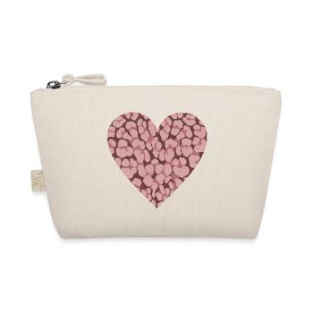 Leo Print Fall Vibes - Organic Pouch - nature - Front