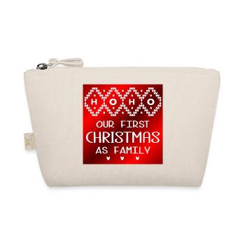 Erstes Weihnachten in der Familie - Bio-Täschchen - Natur - Vorne