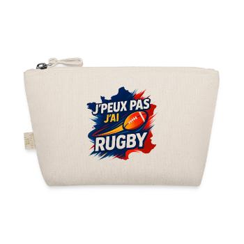 J'ai Rugby – Phrases and Passion - Organic Pouch - nature - Front