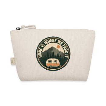 Camper Camping Home is where we park it - Organic Pouch - nature - Front