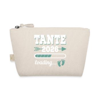 Tante 2026 Chargement Idée cadeau future tante - Trousse biologique - nature - Devant