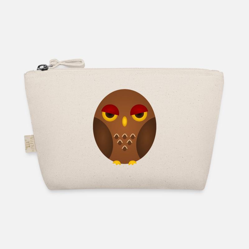 Grumpy Owl Silhouette Trousse biologique