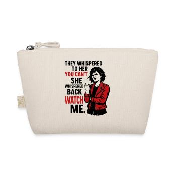 WATCH ME – Rebelle féministe - Trousse biologique - nature - Devant