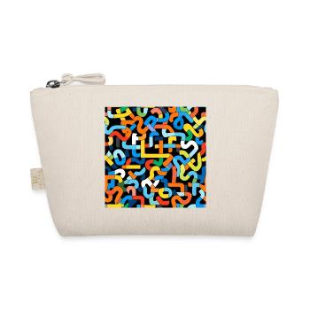 Motif de noeud de couleur entrelacé - Trousse biologique - nature - Devant