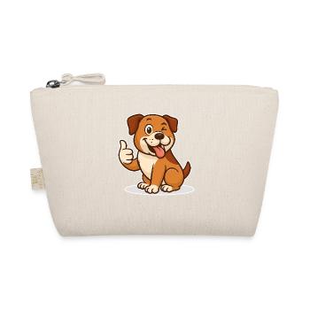 Chien heureux pouces vers le haut - Trousse biologique - nature - Devant